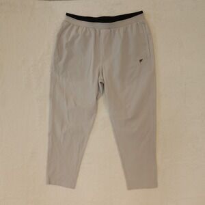 Fabletics The Fundamental Pant Men's Large L Mineral Grey Stretch Sweat Wicking